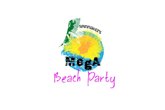 design wonderful spinnakers mega beach party logo