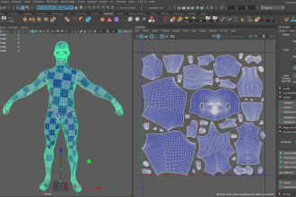 do lowpoly retopology and uv unwrap your 3d models in maya with clean polygons