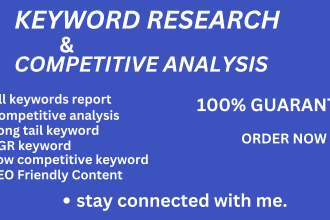 provide best SEO keywords and competitive analysis for your website