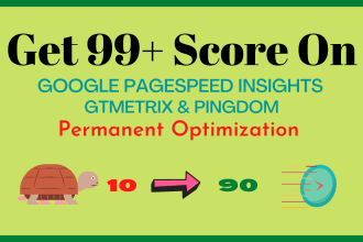 increase wordpress speed optimization gtmetrix google test