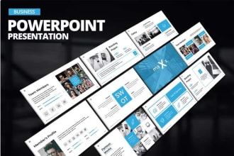 create your business presentation design with powerpoint