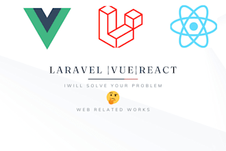 be your react, vue, and laravel developer