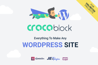 create dynamic website with crocoblock and elementor