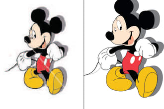 professionally redraw or vectorize anything