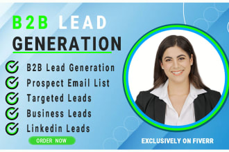 do b2b lead generation, linkedin leads, and prospect email lists