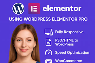 design,redesign,clone,duplicate wordpress website design using elementer pro