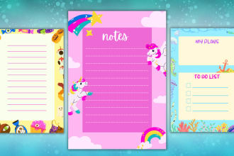 design sticky notes , notepad , notebook , memo and invoice