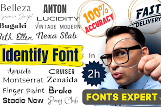 identify, find the font name accurately and provide you font