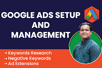 setup, optimize and manage google ads campaign