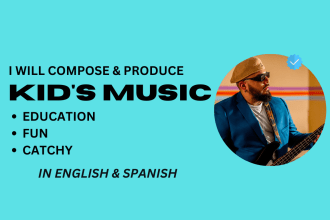 compose and produce kids songs and childrens music
