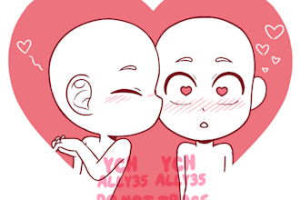 draw you a couple icon ych