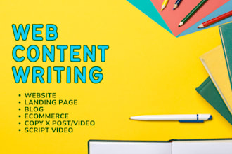 craft high converting copy for blogs websites and ecommerce