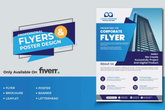 do professional business flyer and poster design