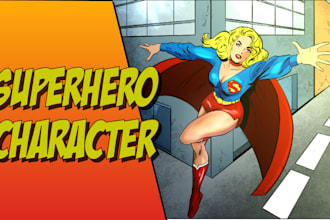 draw a superhero comic