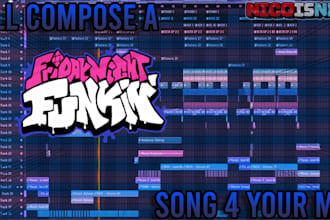 compose an original song for your fnf mod