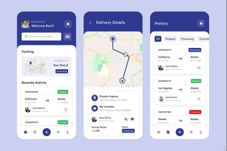 courier delivery app parcel delivery app grocery app restaurant food recipe app