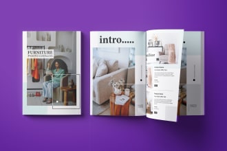 design digital sales catalog, fashion lookbook , brochure and custom magazine