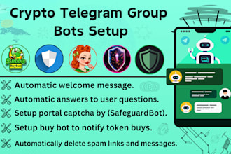 be setup telegram bot for your crypto telegram group