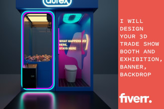 design trade show booth, exhibition, kiosk for your brand or store