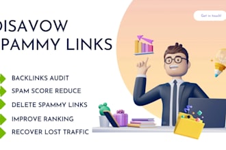audit disavow bad backlinks and remove spam score to recover SEO traffic loss