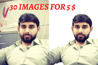 remove and change background of photo, resize and crop