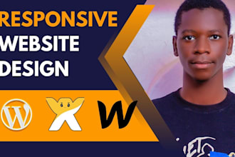 design responsive weebly, wix, and wordpress website