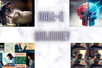 Best Deals!  make digital, fictional, creative design using midjourney, dall e ai