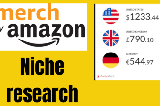 find low competition niches for merch by amazon USA market