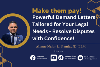 draft you a demand letter against those indebted to you