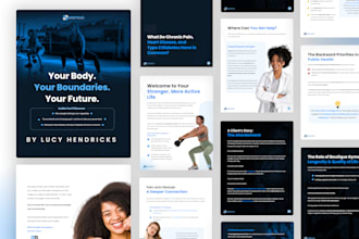 design professional ebook, report, workbook PDF with canva