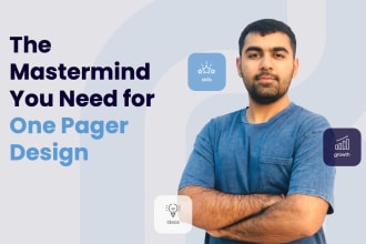 design one pager in powerpoint, keynote or google slides