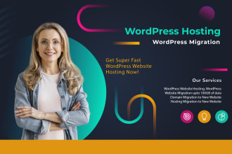 provide wordpress hosting and migrate website hosting