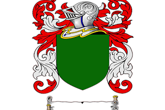 do beautiful coat of arms family crest heraldic logo design