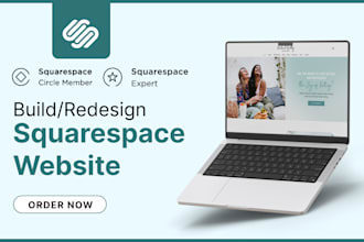 build a professional and responsive squarespace website design
