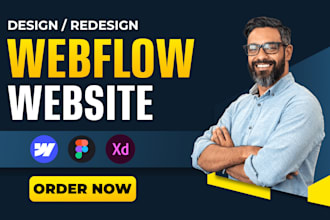 design, redesign or develop responsive webflow website, figma to webflow