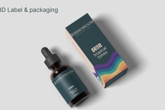 do cbd label design, packaging design