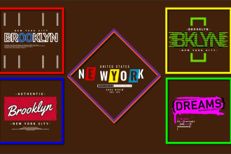 design trendy urban apparel fashion clothing brand streetwear line modern logo