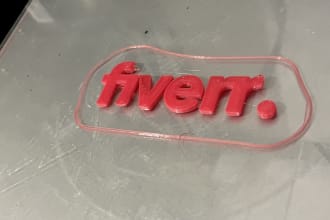 convert 2d logo to 3d ready stl file for 3d printing