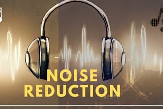 do audio cleaning and remove background noise