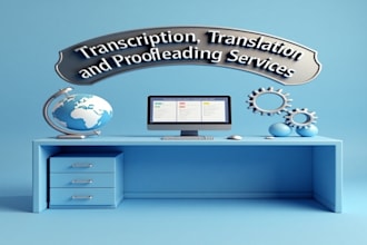 do audio to text, video transcription and translate urdu, punjabi to english
