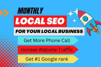 provide monthly local SEO service for your local business