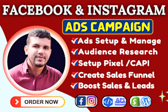 be your facebook and instagram ads campaign expert, run shopify fb advertising