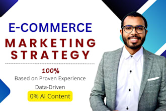 create an ecommerce marketing strategy plan