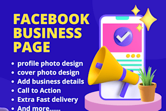 set up optimize and design a professional facebook business page creation