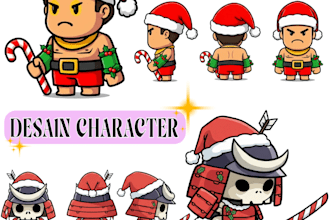make an anime character design sheet