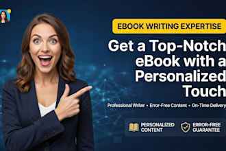 write fiction and nonfiction ebooks for you