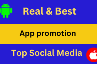 do organic app promotion and app marketing app install