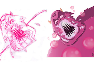 turn your drawing or logo into vector or digital drawing
