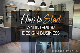 develop interior design, home decor startup business plan