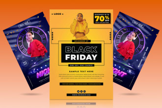 do an awesome party, event, and corporate flyer or poster design